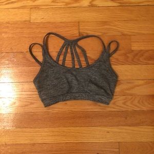 Forever 21 grey sports bra